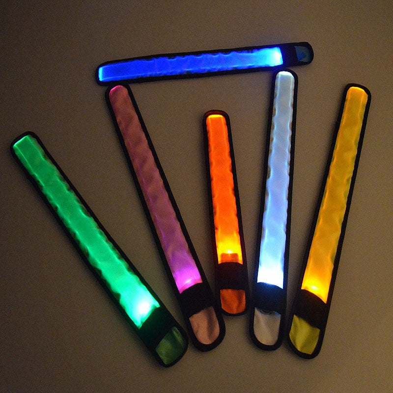 LED flashing bracelet glowing night