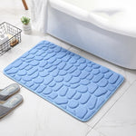 Cobblestone Embossed Floor Mat