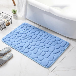 Cobblestone Embossed Floor Mat