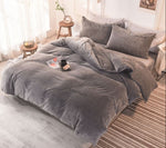 Velvet Duvet Bedding Set