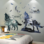 Horrific Wolf Forest Wall Stickers