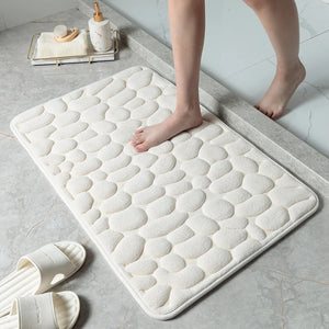 Cobblestone Embossed Floor Mat