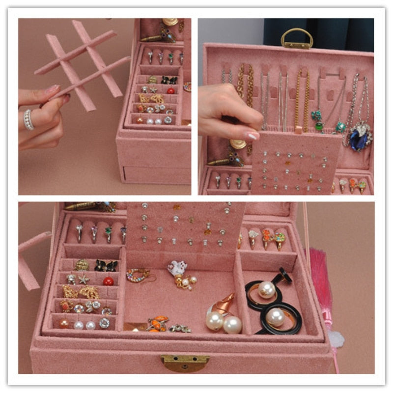 3-Layes Jewelry Organizer Box