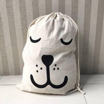 Linen Cotton Laundry Bag