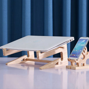 Solid Wood Universal Laptop Stand