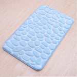 Cobblestone Embossed Bath Mat