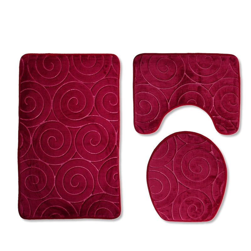 Non Slip Cobblestone Bath Mat set