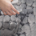 Cobblestone Embossed Floor Mat