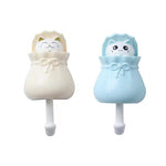 Cartoon Cat Decorative Hooks