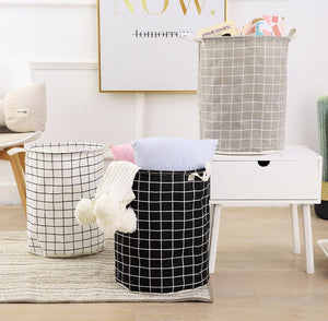 Cotton Dirty Laundry Basket