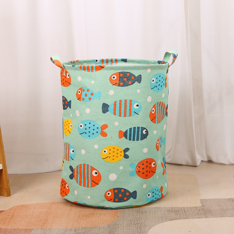 Foldable Round Organizer Bucket