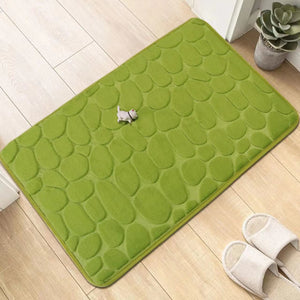 Cobblestone Embossed Bath Mat