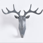 Wall Mounted Animal Head Rack