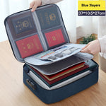 Multi-Layer Document Tickets Storage Bag