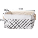 Cotton Folding Storage Baskets