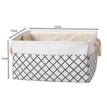 Cotton Folding Storage Baskets