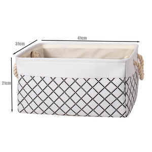 Cotton Folding Storage Baskets