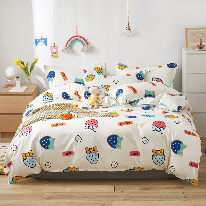 Cute cartoon Duvet Bed Cover