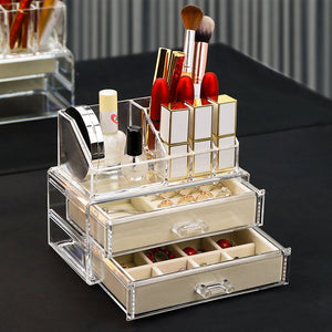 Makeup Container Dresser Organizer