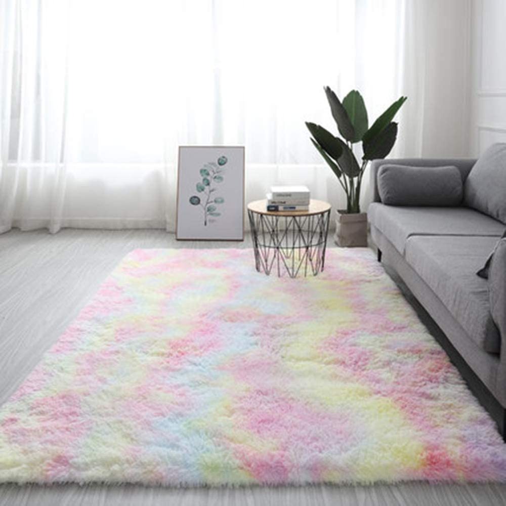 Rainbow Fluffy Rugs