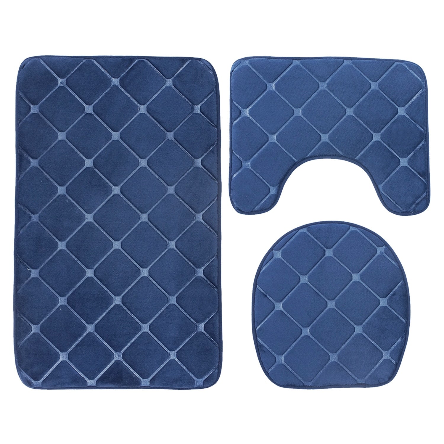 Non Slip Cobblestone Bath Mat set