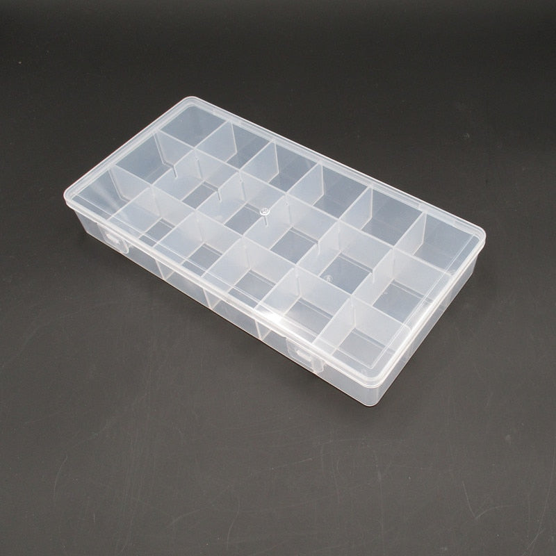 Square Transparent Plastic Storage Box