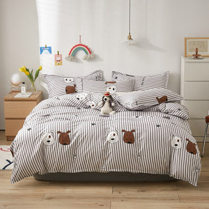 Cute cartoon Duvet Bed Cover