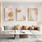 Pink Golden Rendering Wall Art