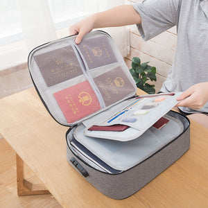 Multi-Layer Document Tickets Storage Bag