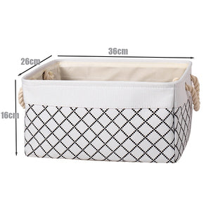 Cotton Folding Storage Baskets