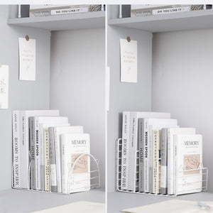 Desktop Small Iron Bookcase