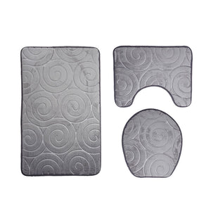 Non Slip Cobblestone Bath Mat set