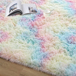 Rainbow Fluffy Rugs