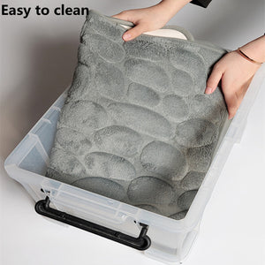 Non Slip Cobblestone Bath Mat set