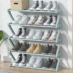 Z Shape Multi-layer Assembled Shoe Rack