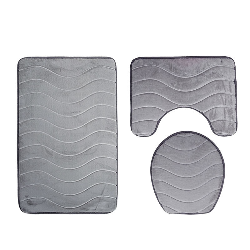 Non Slip Cobblestone Bath Mat set