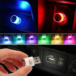 Mini USB Modeling Car Neon Light