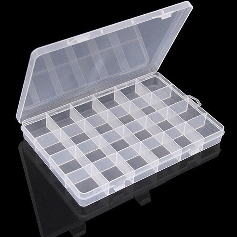 Square Transparent Plastic Storage Box