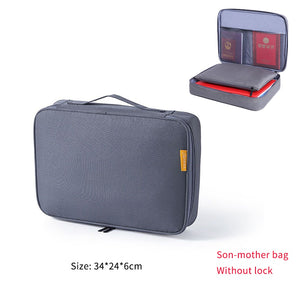 Multi-Layer Document Tickets Storage Bag