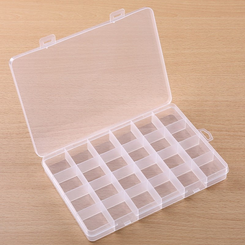 Square Transparent Plastic Storage Box