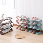 Tier Z-shaped Shoes Rack